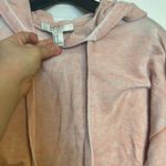 Forever 21 MD Light Pink Hood Cropped Pull Over Photo 3
