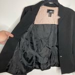 H & M one button blazer black size 6‎ Photo 5