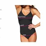 Athleta Water Stripe Blousy Tankini Top Caspian Cobalt Blue Photo 5