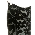 Muse Floral Wide Leg Silk Blend Pants Black Festival Boho Hippie Whimsygoth 6 Photo 3