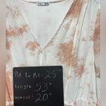 Dex Pink and Cream High Low Dress White Size 2X Photo 10