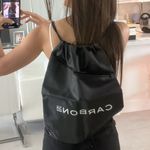 Carbon 38 brand new black nylon drawstring bag y2k beach sport bag Photo 1