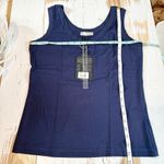 Anatomie Solid Muse Viscose Jersey Tank Travel Wrinkle Free Top Stretch Medium Blue Photo 4