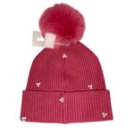 LC Lauren Conrad NWT LAUREN CONRAD Beaded Pom Pom Beanie Photo 3