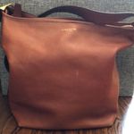 Coach Brown Leather Tote Duffle Crossbody Shoulder Bag with Front Zipper Vintage Photo 15