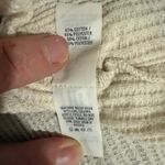 Aerie  Women's Heart eyes ribbed waffle henley long sleeve shirt beige small Photo 6