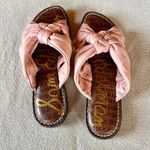 Sam Edelman Garson Knotted Strap Sandal in Pink Leather Size 7 Photo 5