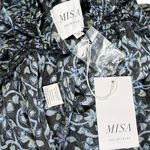 MISA Los Angeles  Gianna Long Sleeve Mini Dress, Nightshade Flora, Small Photo 12