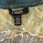 CHAPS XL Leaf Midi/Maxi Dress 100% Cotton Photo 2