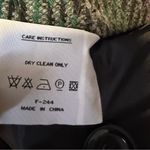 Vintage Donatella Petite Large Plaid Peacoat Wool Blend Belted Double Breasted Green Size undefined Photo 8