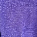 Vintage Purple Eclectic Grandpa Textured Collared Retro Preppy Golf Sweater Photo 2
