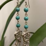 NEW! Cowboy Boots Turquoise Women’s Earrings! Blue Photo 1