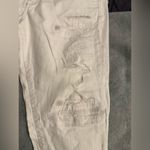 American Eagle  premium slouch jeans white size 10 Photo 5