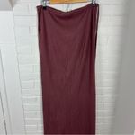 Baserange Organic Cotton Ribbed Knit Wrap Skirt Size S Brown Photo 12