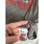 Lauren Moshi  Capri Crystal Biting Lip Gray Distressed T-Shirt Size Small Grunge Photo 6