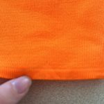 Bright neon orange crop top / cropped top / bright orange / neon top Photo 5