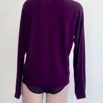 Beyond Yoga Raglan Crew Fleece Sweatshirt In Fig Heather Photo 7