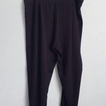 Eileen Fisher  Black Stretch Tencel Fleece Pant Photo 5