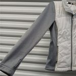 The North Face  Quilted Full Zip Jacket Women's Medium White Gray Gorpcore Hiking Photo 4