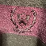 BDG  heavy mock neck sweatshirt burgundy and grey Photo 1