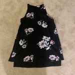 Lila Rose Floral Layered Shift Dress Black Size 12 Photo 3