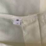 Vintage Sheer Embroidered Blouse Medium Cream Puff Sleeves Colorful Floral Photo 6