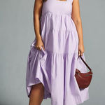 Anthropologie  Square Neck Babydoll Tiered dress Photo 0
