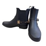 Karl Lagerfeld Lou Womens Black Rubber Rain Boots Size 8M SKU 7599 Photo 1