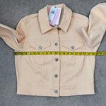 Avec Les Filles  Denim Jacket Peach Ecru 8 Photo 8