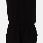 #321 MICHAEL KORS Cotton Strapless Romper Black Size M Photo 0