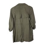 Loft Ann Taylor  Petites Moss Green Drape Utility Jacket XXSP Photo 2