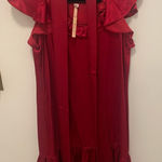 Uncle Frank PRELOVED  RED SATIN DRESS Photo 0
