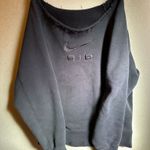 Nike  Air Off-Shoulder Sweatshirt Black Photo 0