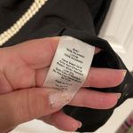 Talbots beaded striped blouse black size 8 Photo 5