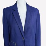 Chico's Purple Lined 2 Button Blazer / Jacket NWOT Photo 4