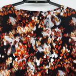 Roz & Ali  Chiffon Peplum Womens Top Sz 1X Boho Sheer Bell Sleeve Fall Lagenlook Photo 5