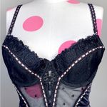 Gothic Ribbon Bustier Black Size M Photo 2