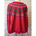 Modcloth fair isle Ugly Christmas Sweater XL Extra Large dino Knit Dinosaur Ski Photo 5