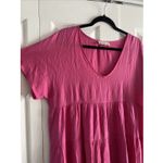 The Impeccable Pig  Womens Large Pink Tiered Mini Dress Preppy Vacation Cruise Photo 3