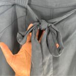 Anthropologie HD In Paris Bryden Skirt Lyocell Slate Blue Belted Skirt Size 14 Photo 2