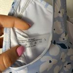 SheIn NWT Floral Blue and White One Piece Swimsuit Size Large Photo 7