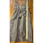 Jenny Yoo  Woman's Silk Gray Cocktail Formal Dress Size 4 Photo 7