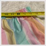 Isaac Mizrahi Pajama Set- Size M Pastel Striped Silky Short Sleeve Shorts Photo 5