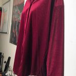 Basic Editions Women's Corduroy Shirt Purple Long Sleeve Size M Brass Buttons Size M Photo 2