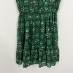 Trovata Birds of Paradis Marcella Cotton Mini Dress in Clover Patch Green Photo 6