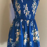 Romwe ❤️  Floral dress in blue Photo 0