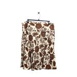 Gap  Y2K (2002) Linen Floral Midi Skirt Brown Size 16 Plus Size Coastal Boho Cute Photo 1