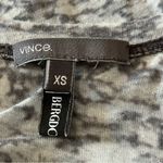 Vince  Bergdorf Goodman Women’s Sz XS White Black Vintage Burnout Racerback Tunic Photo 3