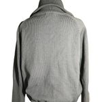 Theory  women solid blue full zip hoodie L Photo 1