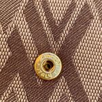 Valentino Garavani Valentino women’s Toile de V leather and canvas jacquard clutch wristlet bag Photo 5